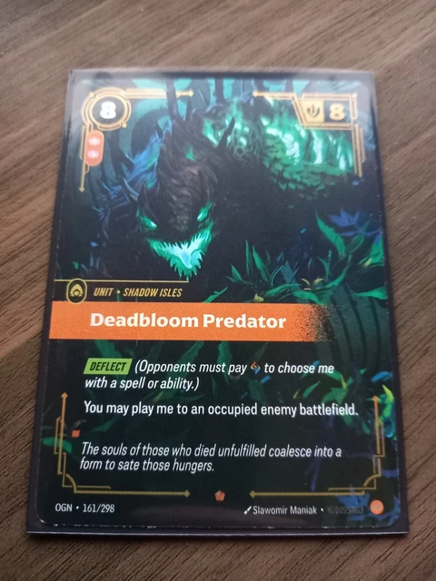 DEADBLOOM PREDATOR OGN 161/298 Epic Riftbound League of Legends £33.96 ...
