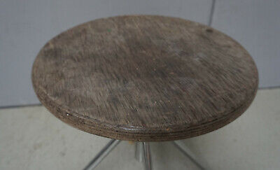 FM22-289: Vintage Bauhaus Chair Workshop Boot Stool Industrial Design 2