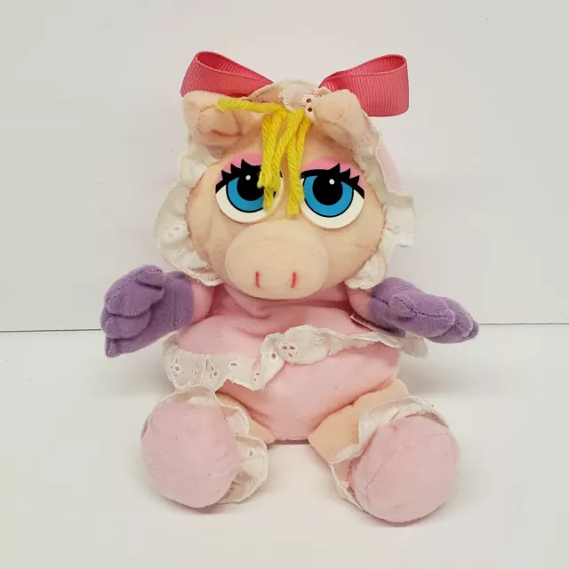 Toy Biz 8" Muppet Babies Miss Piggy 1997 Bean Vintage Plush