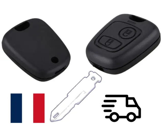 LMD Kit Complet Coque clé télécommande Compatible avec Renault Kangoo  Trafic Master Opel Vivaro Movano Vauxhall avec 2 Boutons Switch +Pile :  : High-Tech