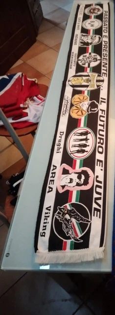 Écharpe Juventus Ajax Vintage - Ultras, No Match, Style Rétro, Occasion