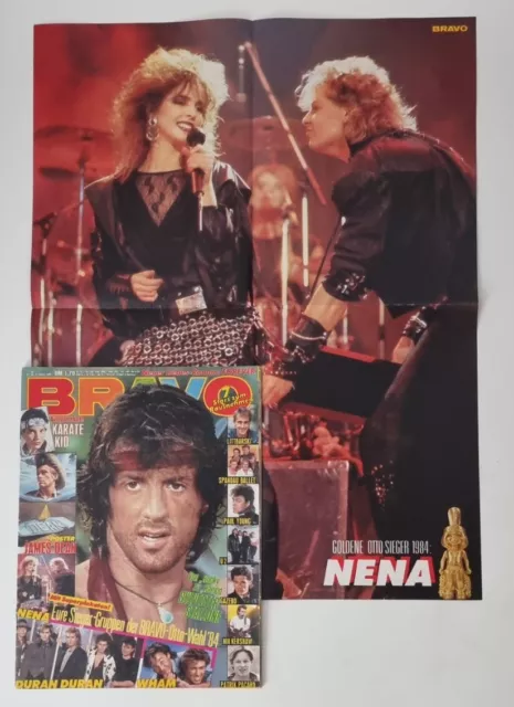 Bravo 2 vom 3.1.1985 RAMBO ~ Komplett mit NENA / DURAN Superposter (D1353)