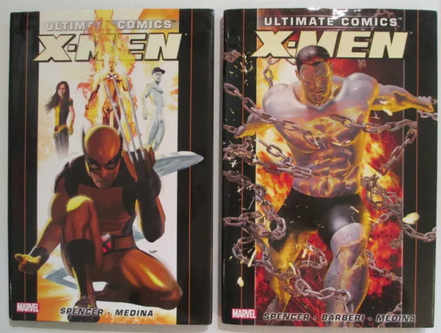 Ultimate Comics Xmen vols 1 2 hb/dj Marvel