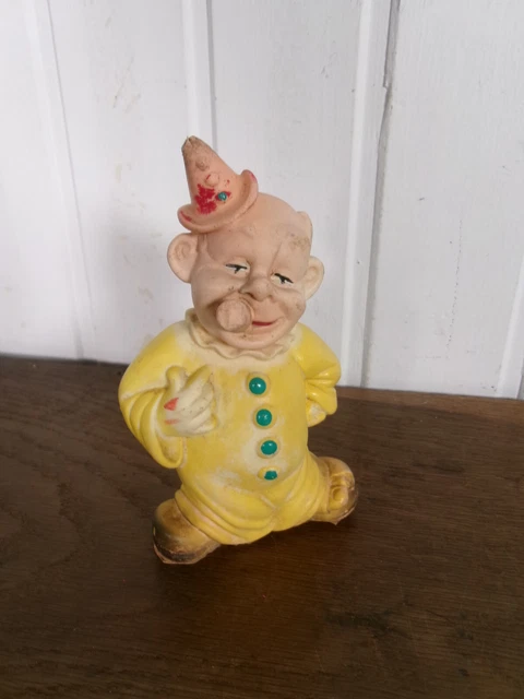 Figurine ANCIEN Pouet KIRI LE CLOWN JEAN IMAGE 1966 24cm LEDRA