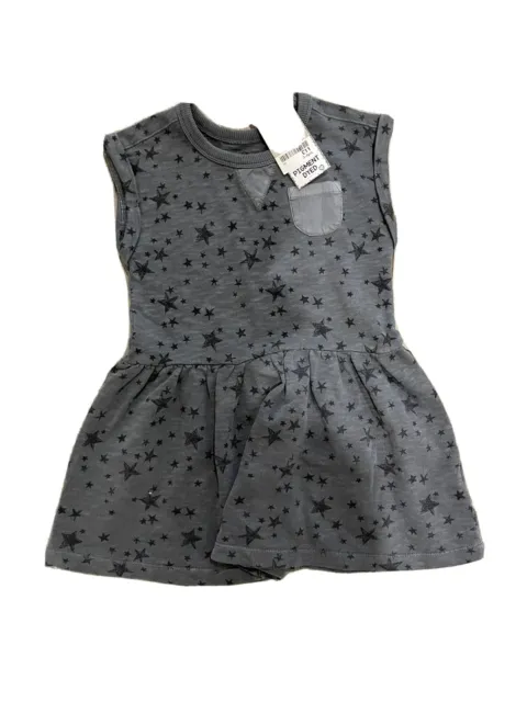 Girls Next Grey Star Christmas dress age 3-4. New With Tags