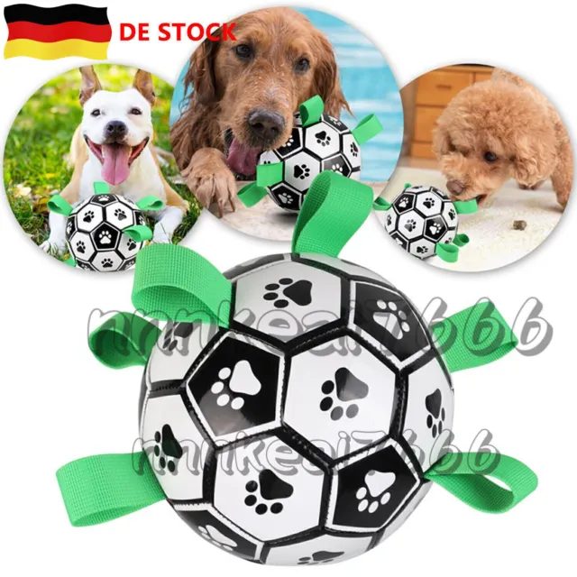 Hund Fußball Ball Hundespielzeug Bälle Hunde Spielzeug für großes Haustier NEU