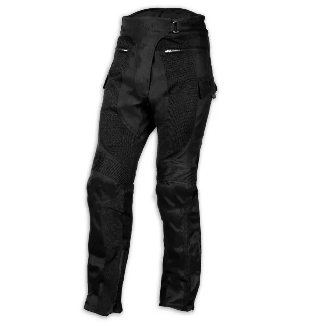 Pantaloni Moto Jeans Mesh Tessuto Cordura Traforato Estivo Protezioni CE