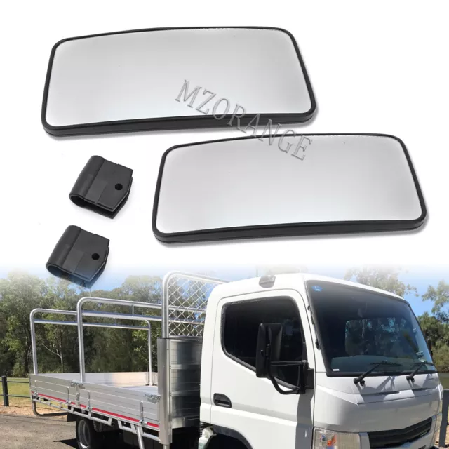 Pair Left+Right Door Mirror Non-Heated For Mitsubishi Fuso Canter 2012 2013-2021
