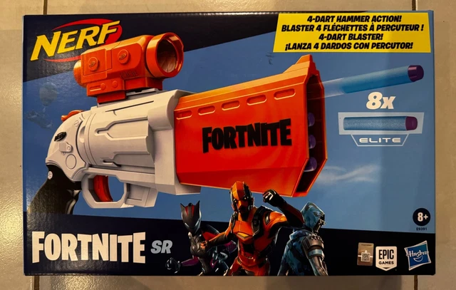 Nerf Fortnite SP-L Blaster Avec 6 Fléchettes Officielles – Réplique Neuve