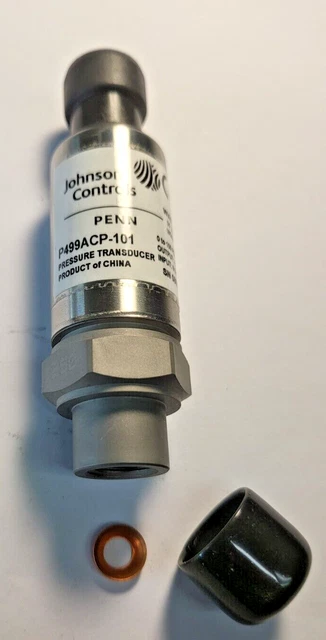 JOHNSON CONTROLS P499ACP-101, 0-100PSIG Presser Transducer