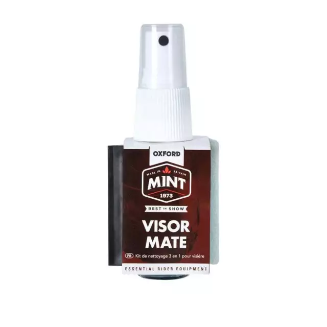 Oxford Mint Motorcycle Helmet Visor Mate Cleaner Spray