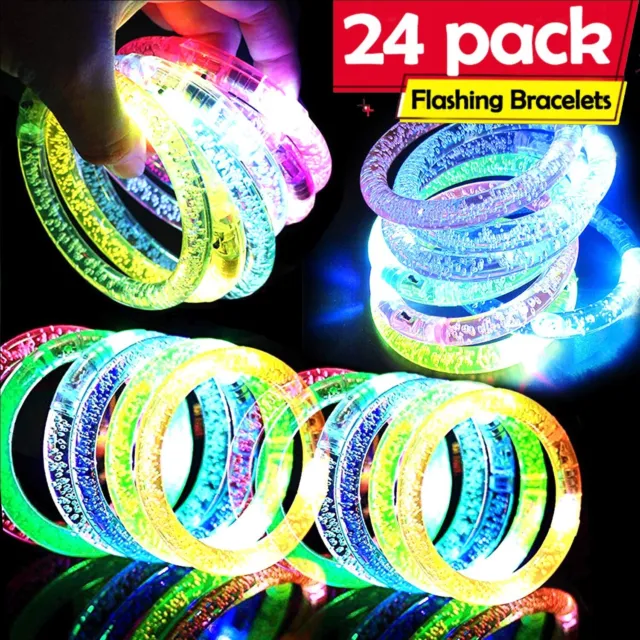 30 Pieces Led Foam Sticks - Flashing Glow, Party Supplies Light up Baton  Wands