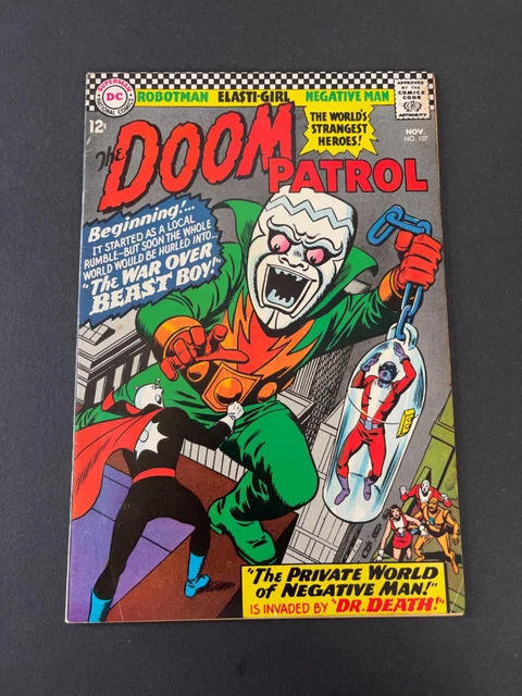 Doom Patrol #107 - The War Over Beast Boy (DC, 1966) F/VF