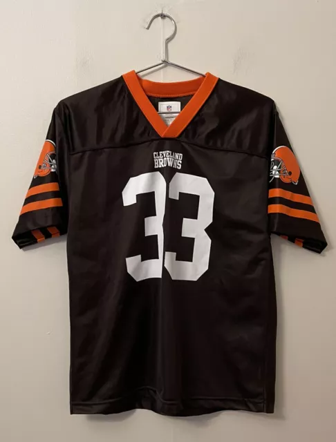 Cleveland Browns NFL Team Apparel #33 Trent Richardson Jersey Youth Sz Large