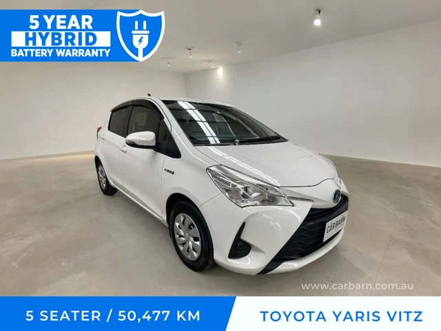 2018 Toyota Yaris Vitz 1.5L Hybrid 50,477 KM, 5-Year Hybrid Battery Warranty!