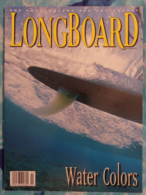 LONGBOARD Surfing Magazine JAN / FEB 2003, Water Colors