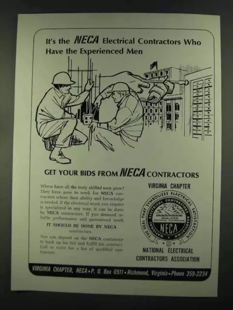 1972 National Electrical Contractors Association Ad