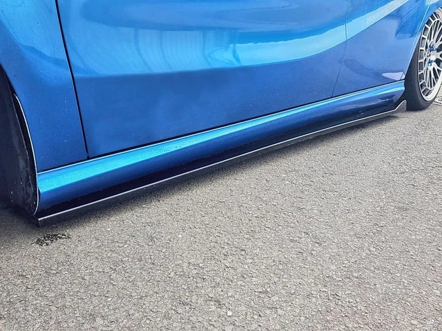Black Gloss Side skirts addons /diffusers For Kia Cee`d GT-Line 2012-2018 v3