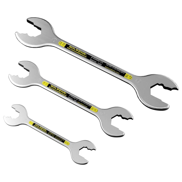SoOLSONS OPEN ENDED RATCHETING WRENCH SET (METRIC) (#RWMM12) (PACK OF 5)