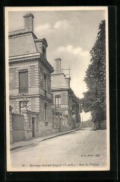 CPA Boissy-Saint-Léger, Rue de l´Eglise