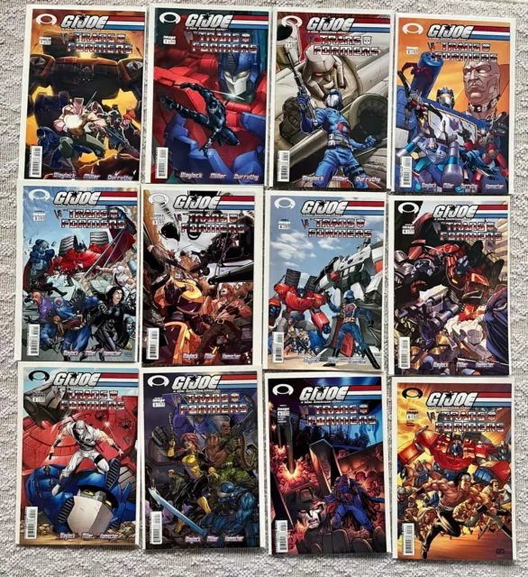 GI Joe vs Transformers Vol 1 #1-6  Image Comics NM 2003 Complete Set Covers A/B