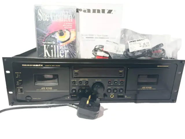 Marantz SD4050 Twin Dual Deck Stereo Kassette Band Abspielgerät Recorder Synchronisieren Dolby