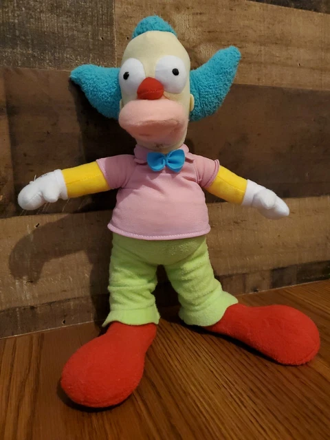 The Simpsons Krusty The Clown 2018 Stuffed Toy Plush 12"  UNIVERSAL STUDIOS