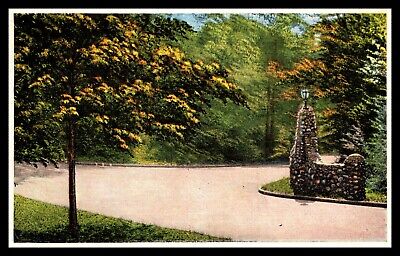Postcard Grand Haven Michigan MI Duncan Park Entrance 1945 E.C. KROPP