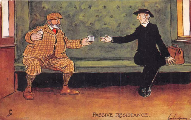 Carte Postale Bd Passive Resistance - Vicaire Gent Boisson - Thackeray