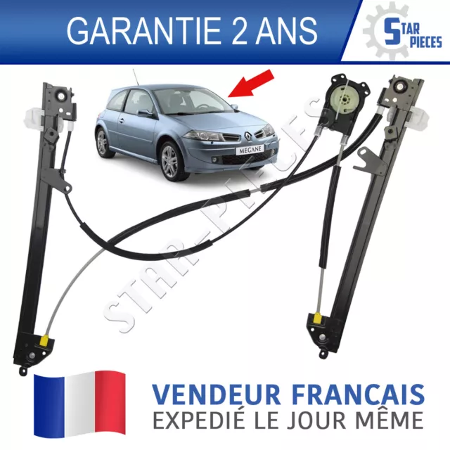 Leve-Vitre Electrique Avant Gauche Renault Megane 2 Coupe 3 Portes 02-09