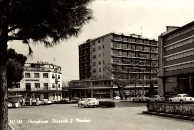 Conegliano piazzale S. Martino formato grande viaggiata 1959 Treviso