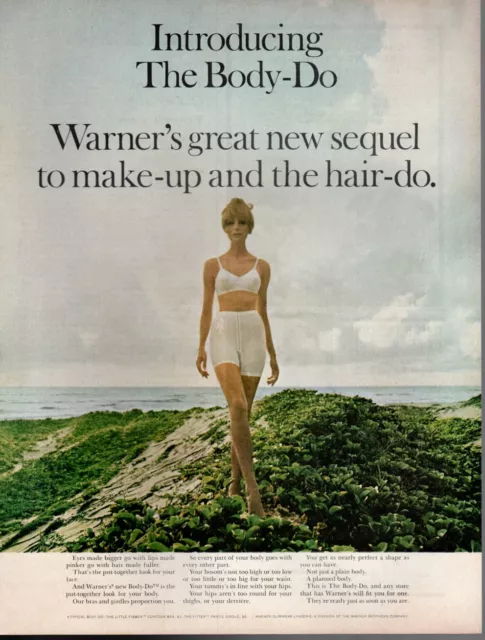 Vintage advertising print ad FASHION Warner's Bra Tomorrow