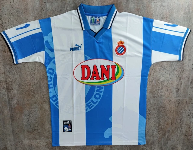 CAMISETA ESPANYOL 1997-1998 Shirt Trikot Maillot Maglia EUR 46,42