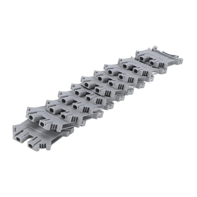 100x Terminal Screw Type Copper Combination Terminals Block 800V 32A UK‑3N♪