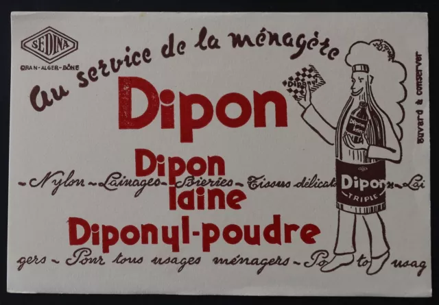 Buvard DIPON DIPONYL Sedina Oran Alger Bone Algérie Afrique blotter 2