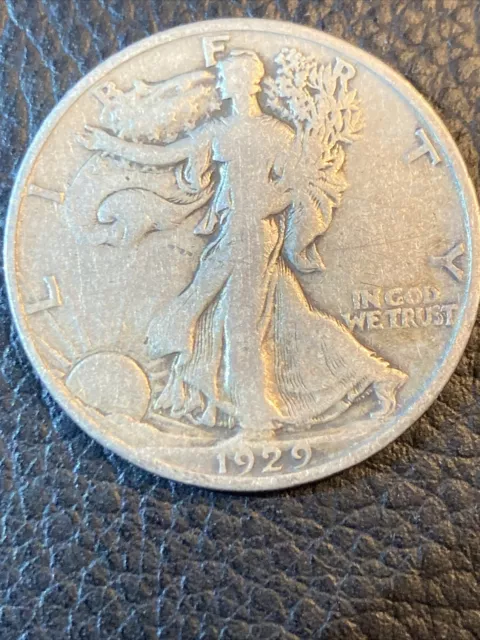 1929-S 50C Walking Liberty Half Dollar - Underrated S Mint.