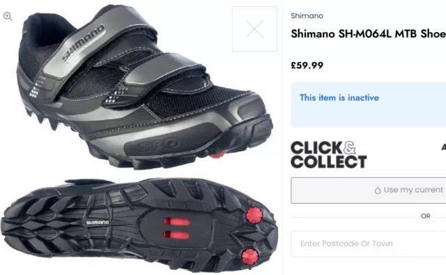 Neu Verpackt Shimano Sh-M064L Mbt Fahrradschuhe Stollen Schwarz Us 5.2 Schwarz