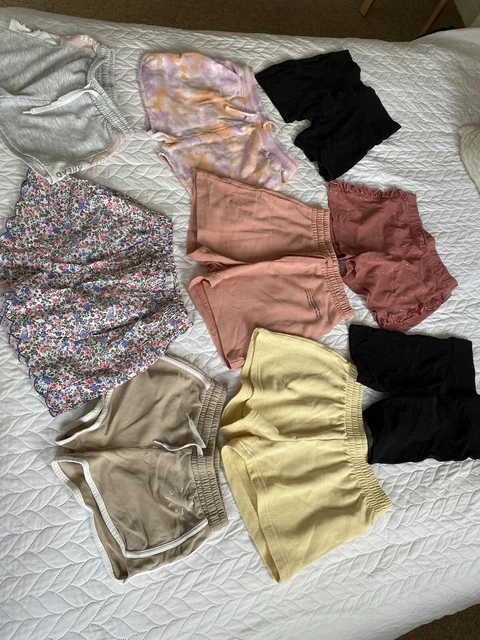 Girls spring summer clothes bundle age 8-9 years shorts NEXT H&M
