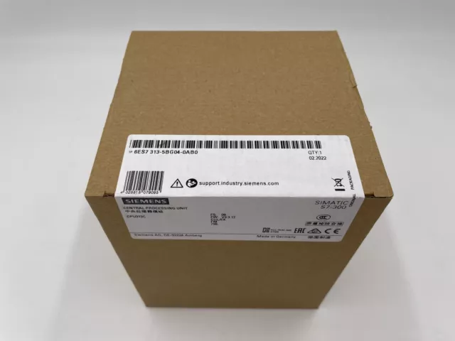 Siemens 6ES7313-5BG04-0AB0 SIMATIC S7 300 CPU313C 6ES7 313-5BG04-0AB0 SPS PLC