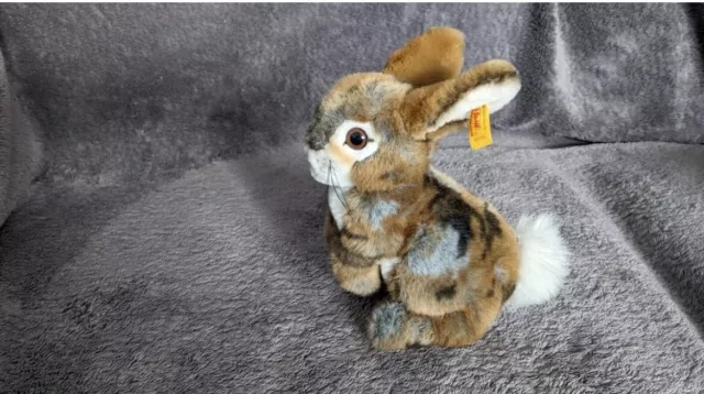 Steiff, Hase Dormili 20cm, braun gefleckt aufwartend