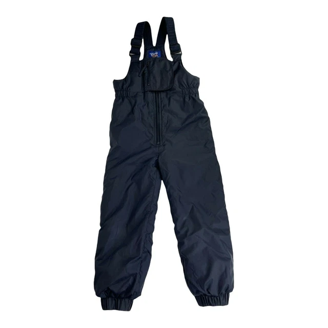 Rawik Kids Snowball Snow Ski Snowboard Bib Pants Elastic Ankle Navy Boy Girl 6