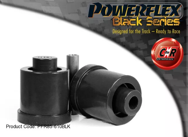 Powerflex Black RR Faisceau Bagues de Support 69mm Pour VW Golf MK4 2WD 97-04