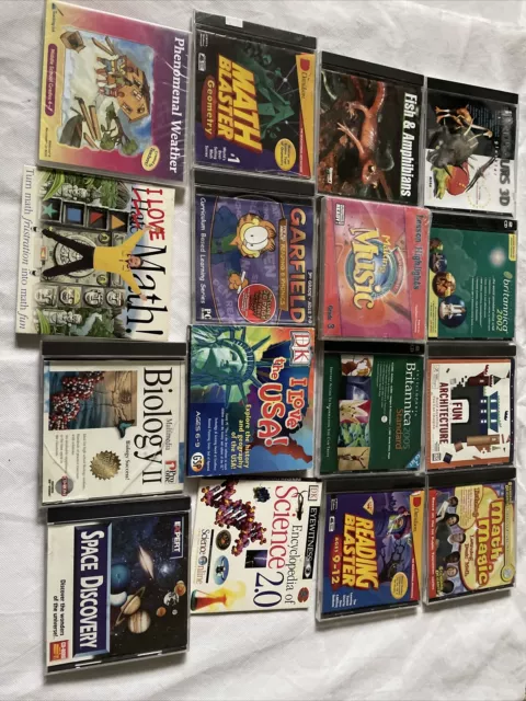 Vintage Cd Rom Games 