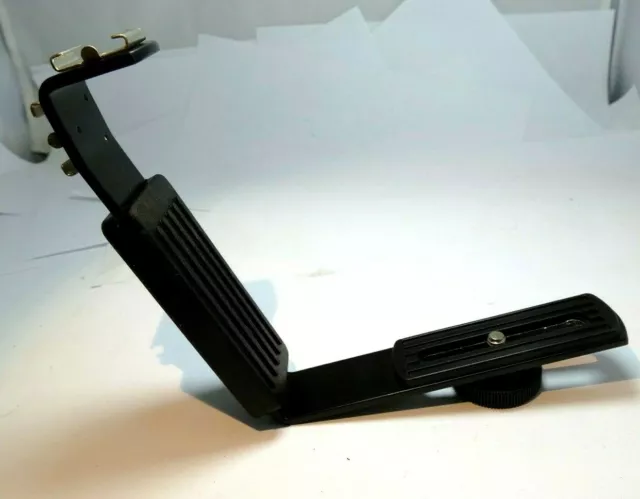 Gauche Main Flash Adaptateur Support pour Appareil Photo Deux Double