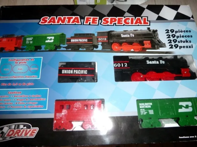 circuit train santa fe special - 29 pieces - complet