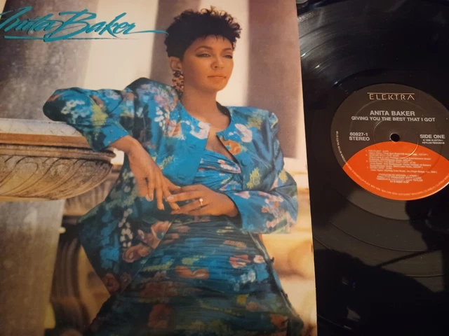 Anita  Baker "   Giving The Best  That I  Got "  Orig Lp  1988