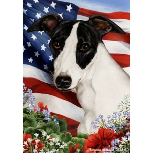 Patriotic (1) House Flag - Whippet 16062