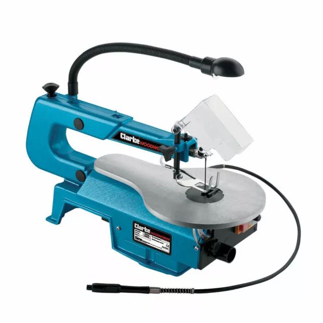 Clarke seghetto a scorrimento velocità variabile 16"" 230 V + kit rettifica CSS400C, guarda video