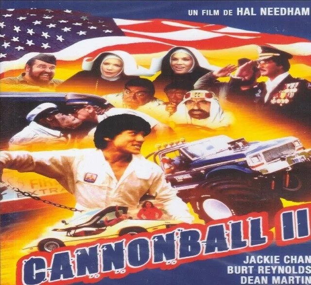 DVD - Cannonball 2 - Jackie Chan - Dean Martin - Reynolds - Neuf