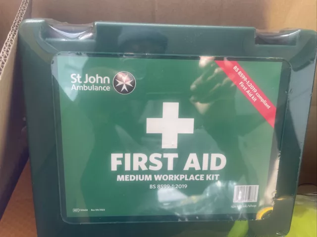 St johns Ambulance First Aid Kit British Standard Medium Work Place Kit